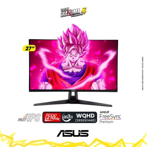 Monitor ASUS Tuf Gaming VG27AQ5A, 27" Fast IPS, QHD, 210Hz, (OC), 0.3ms Amd FreeSync