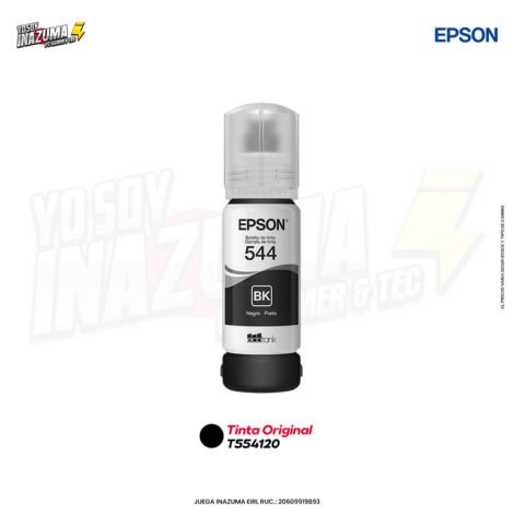 BOTELLA DE TINTA EPSON T544120 BLACK 65 ML