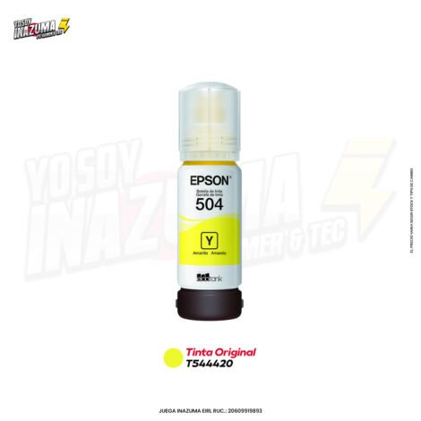 BOTELLA DE TINTA EPSON T544420 AMARILLO 65 ML