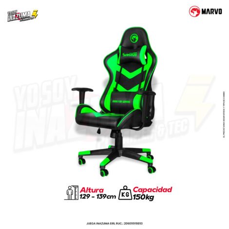 SILLA GAMING MARVO CH-106 SCORPIO VERDE