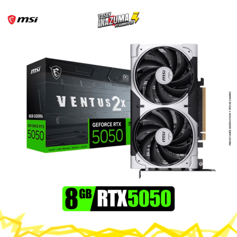 TARJETA DE VIDEO NVIDIA RTX 5050 8GB MSI VENTUS X2