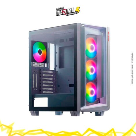 CASE XPG CRUISER, X3 FANS ARGB, USB 3.1 GEN 2 TIPO-C,VTEMPLADO, WHITe