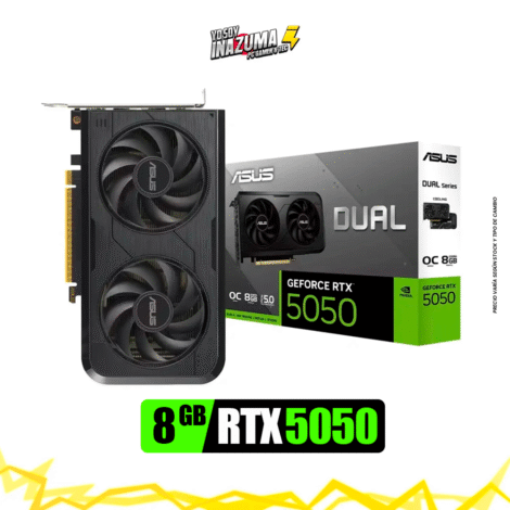 TARJETA DE VIDEO NVIDIA RTX5050 8GB ASUS DUAL