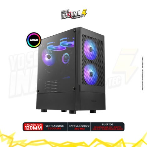 CASE GAMDIAS TALOS M3 BLACK MESH ELITE 3 FANS