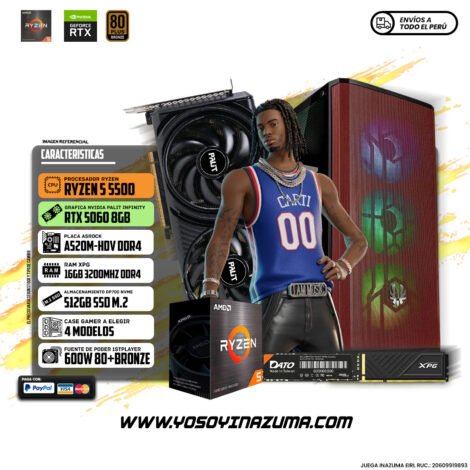 RYZEN 5 5500 + RTX5060 8GB – 3099