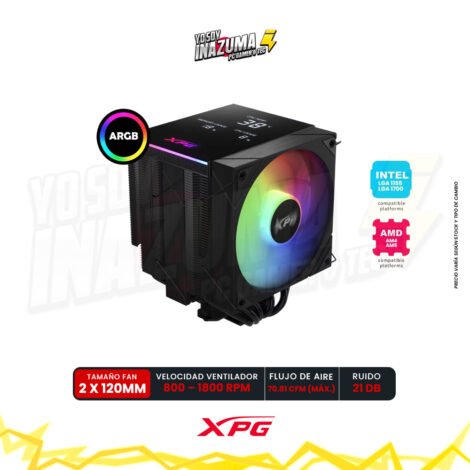 COOLER DE PROCESADOR XPG MAESTRO PLUS 62DA DIGITAL ARGB