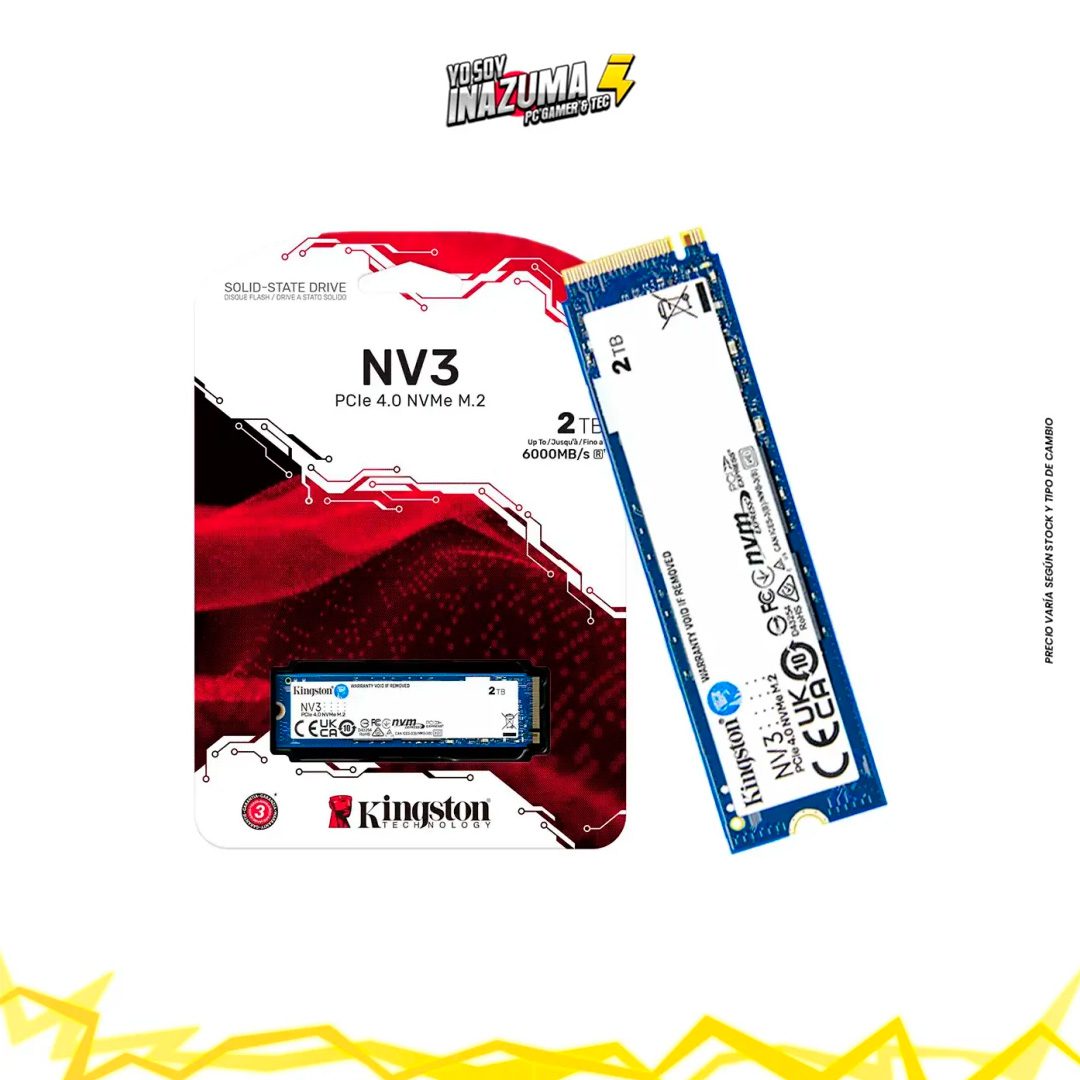 SSD KINGSTON NV3, 2TB, M.2, 2280, NVMe PCIe 4.0 x4