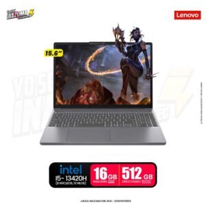 LAPTOP LENOVO IDEAPAD SLIM 3 INTEL CORE I5 13420H RAM 16GB DDR5 | SSD 512GB | 15.3" (ACTUALIZADO ABRIL/2026)