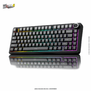 TECLADO AULA F75 INGLES INALAMBRICO MECANICO SW-GREEN RGB NEGRO NEGRO / AZUL DEGRADADO