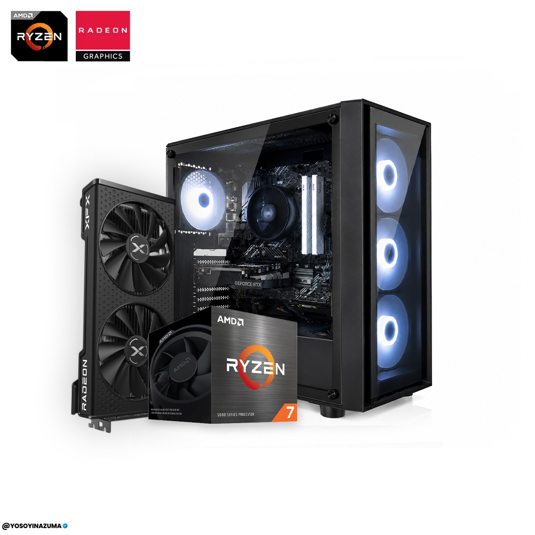 PC GAMER RYZEN 7 5700 + RX7600 8GB
