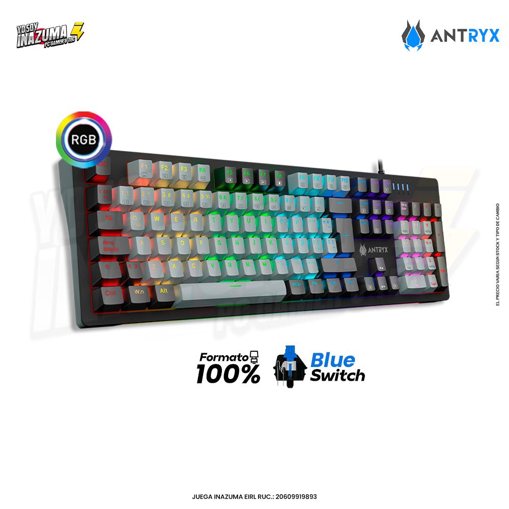 TECLADO MECÁNICO GAMER ANTRYX MK860L