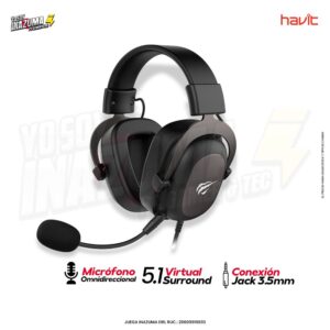 AUDÍFONO GAMER HAVIT GAMENOTE H2002D