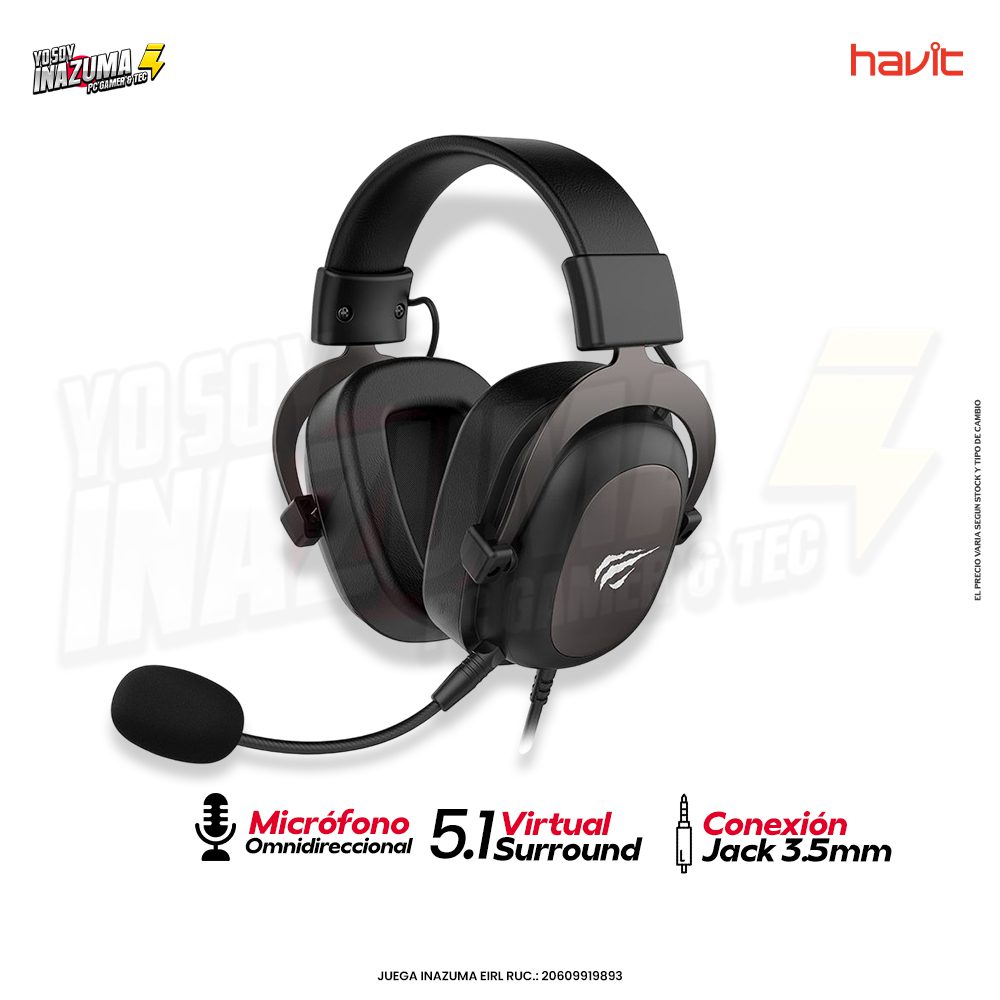 AUDÍFONO GAMER HAVIT GAMENOTE H2002D