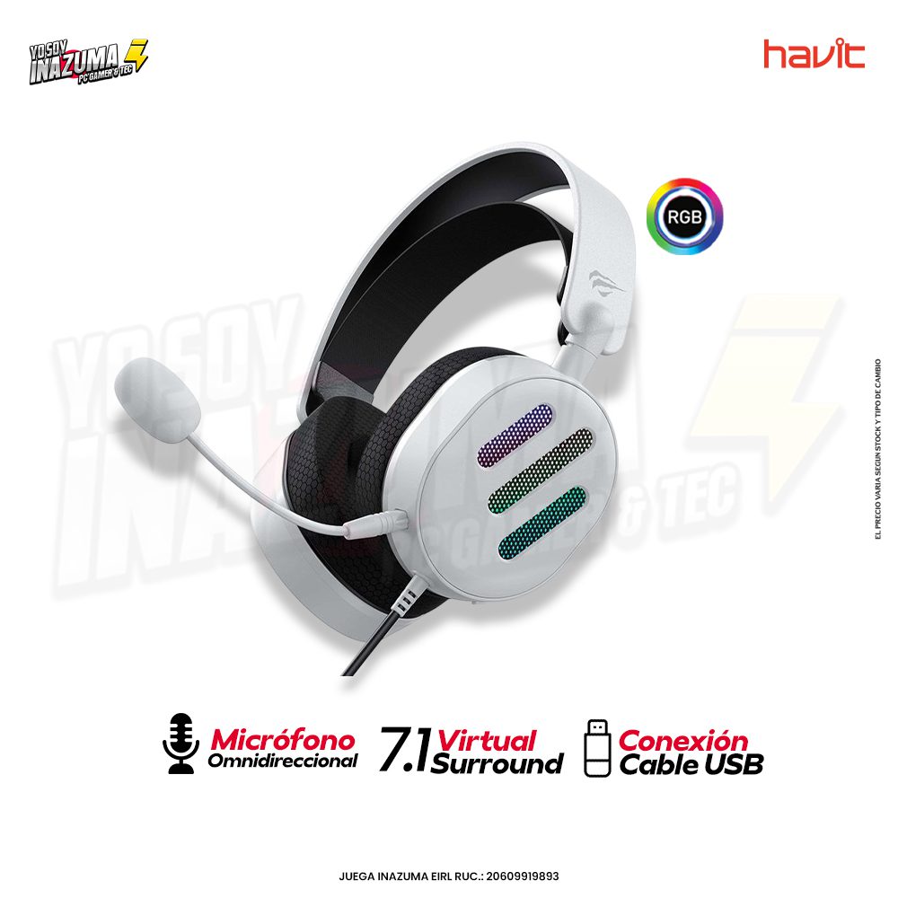 AUDÍFONO GAMER HAVIT H2038U
