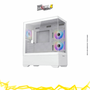 CASE GAMER SIN FUENTE JUPITER K04 / WHITE - Imagen 2