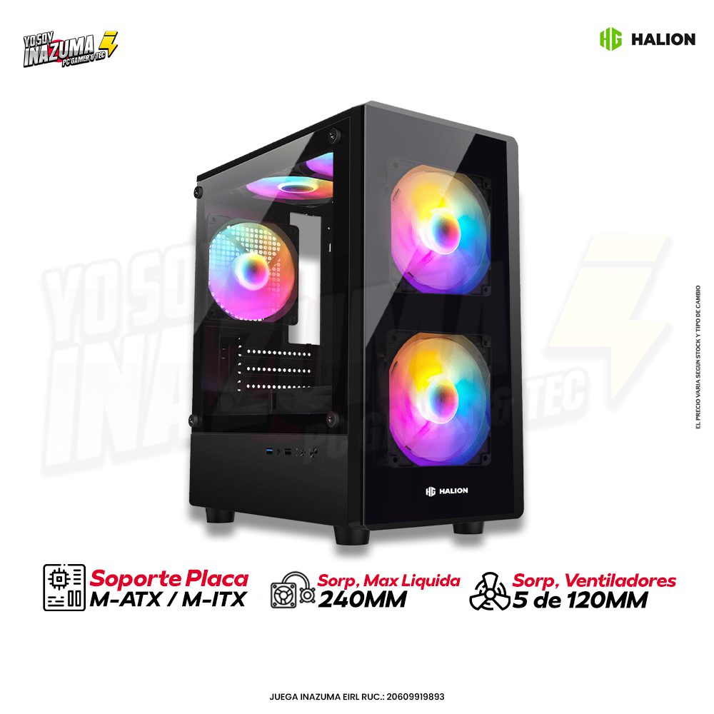 CASE GAMER HALION LUNA P25