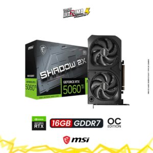 TARJETA DE VIDEO RTX 5060Ti 16GB MSI Shadow 2X