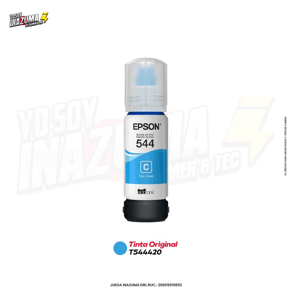 BOTELLA DE TINTA EPSON T544420 CYAN 65 ML