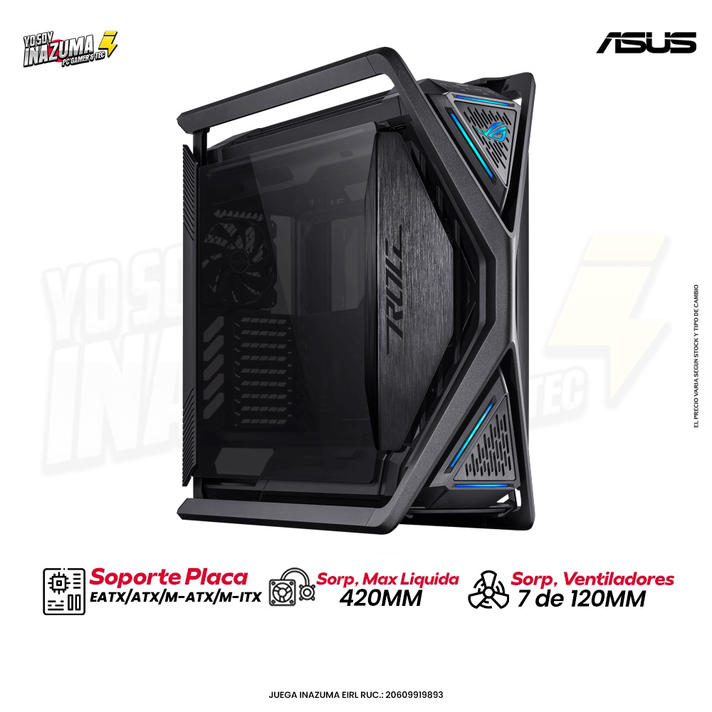 CASE ASUS ROG HYPERION GR701 WHITE – Full Tower Premium ARGB