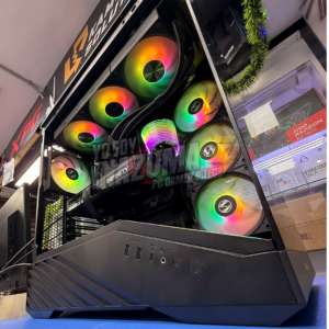CASE GAMER LIAN LI VECTOR V100R BLACK – 4 Ventiladores ARGB + Vidrio Templado - Imagen 2